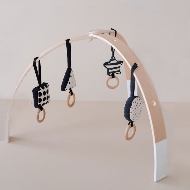 Wooden foldable Activity Play Gym for newborn babies