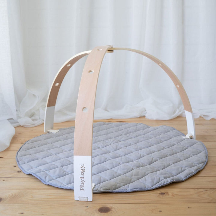 Foldable wooden playgym