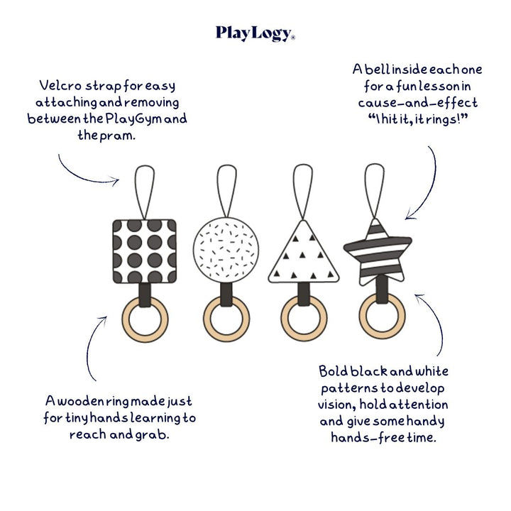 Product benefits activity pendants